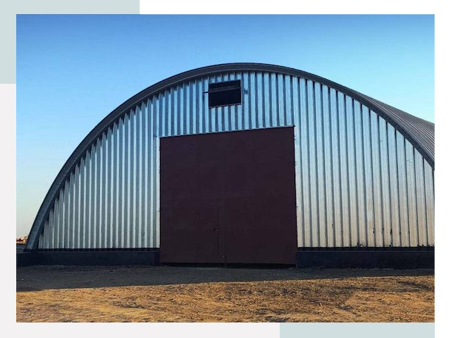 Арочные ангары в Качканаре