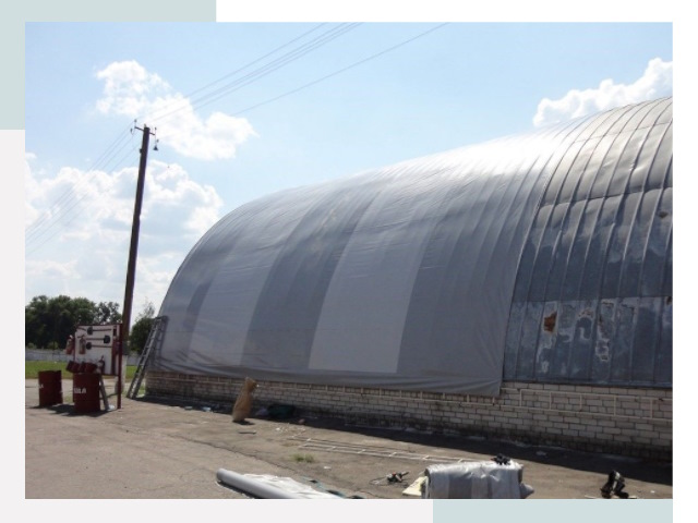 Ремонт ангаров в Качканаре