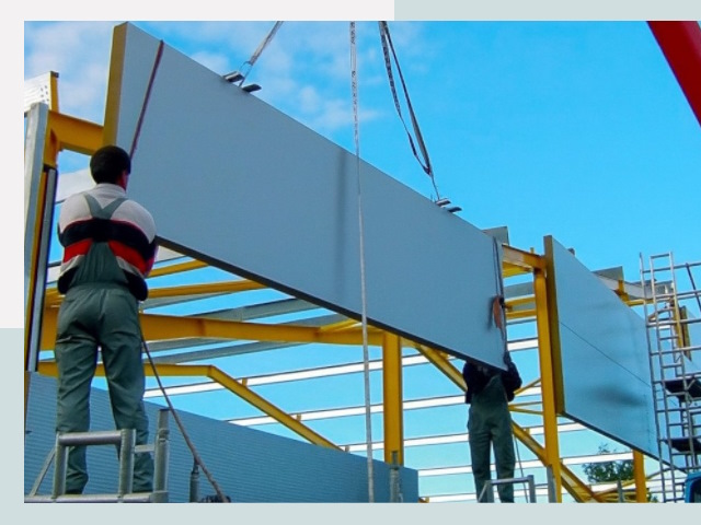 Монтаж сэндвич-панелей в Качканаре от 615 руб.