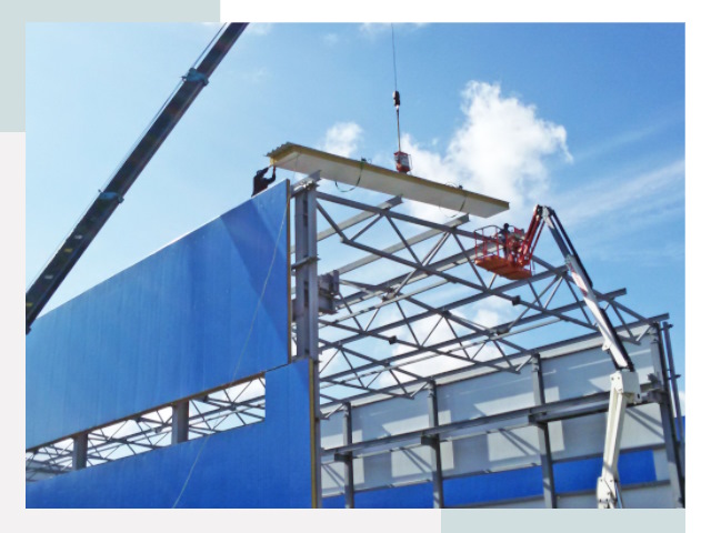 Монтаж сэндвич-панелей в Качканаре