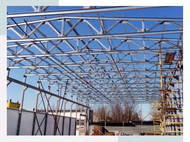 Металлокаркасы для складов в Качканаре